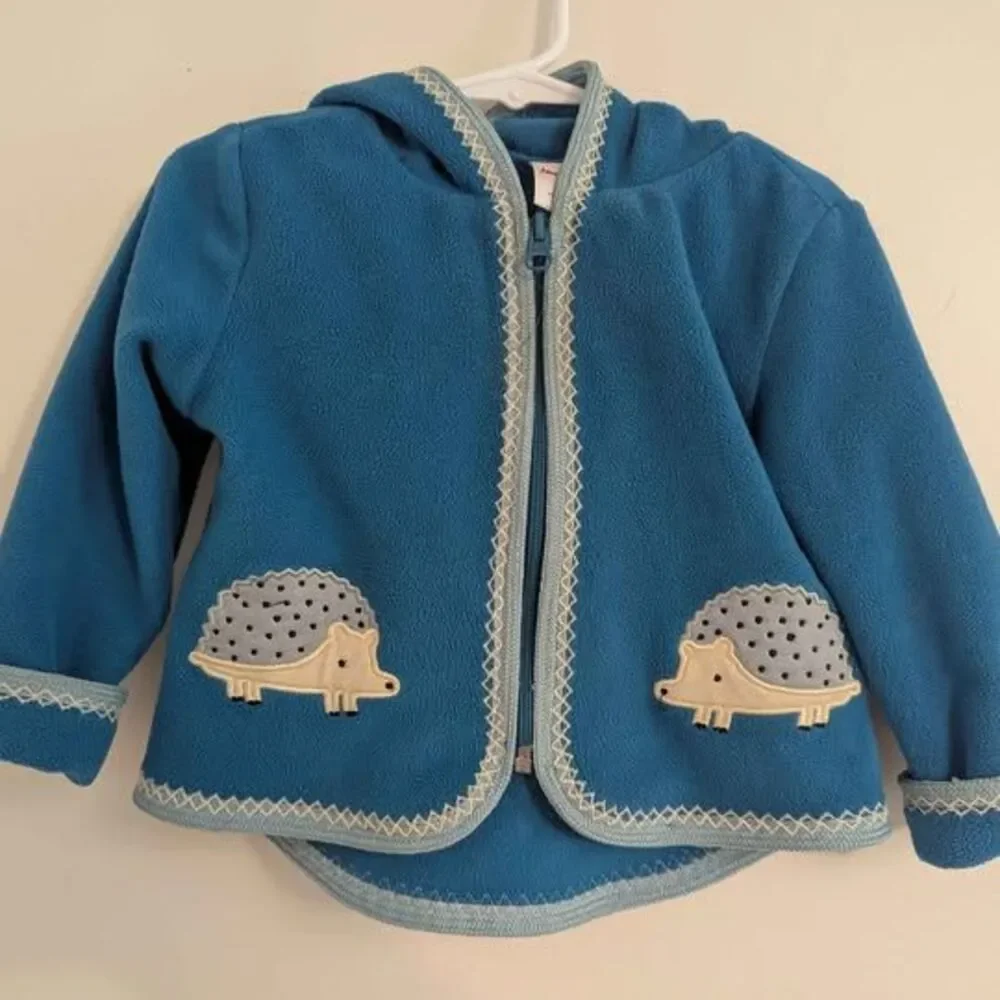 Hanna Andersson Hedgehog Baby Jacket size 18-24 Months
